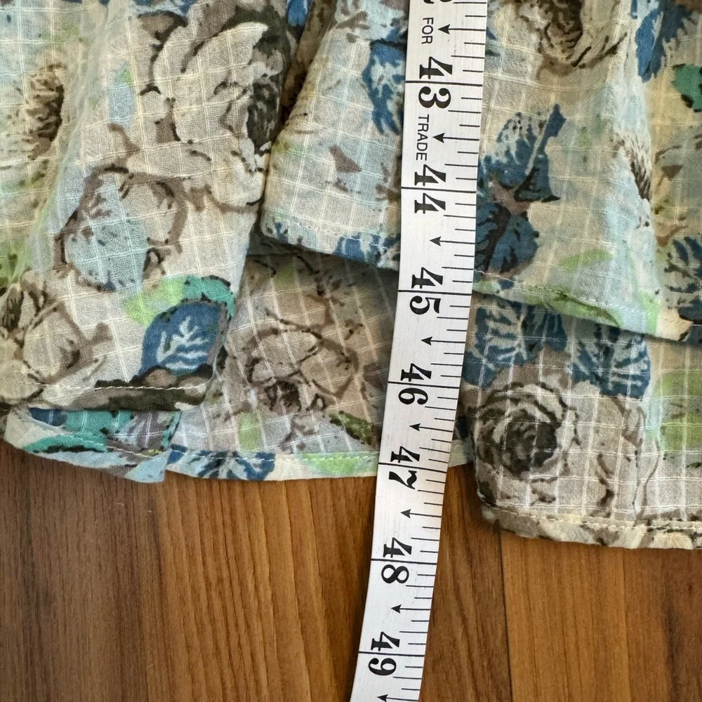 Anthropologie Patchwork Floral Prairie Midi Dress XS Romantic Boho Cottagecore - Picture 8 of 12